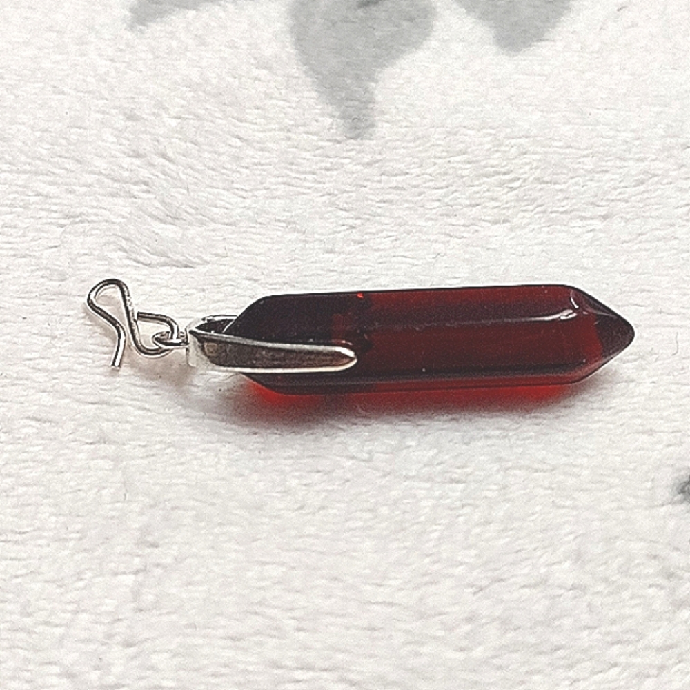 ALEX AND ANI Scarlett Spike Pendant Charm (January)
